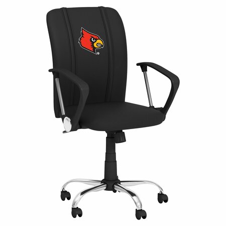 DREAMSEAT Curve Task Chair with Louisville Cardinals Logo XZOCCURVE-PSCOL13575